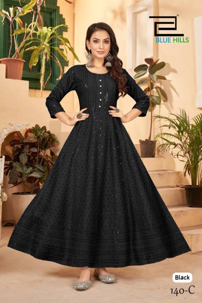 ANARKALI BY INLI DESIGNER LONG ANARKALI GOWN WHOLESALER IN INDIA